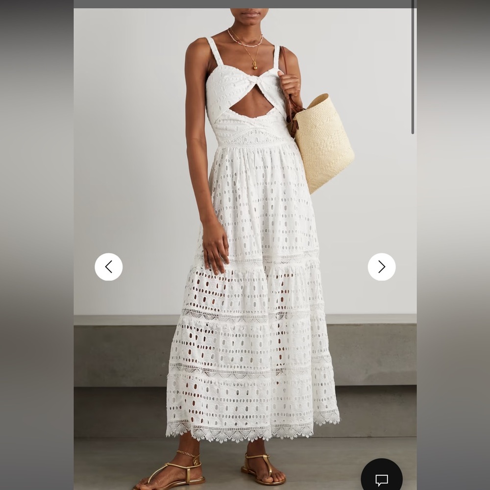 Waimari Rosie lace maxi dress